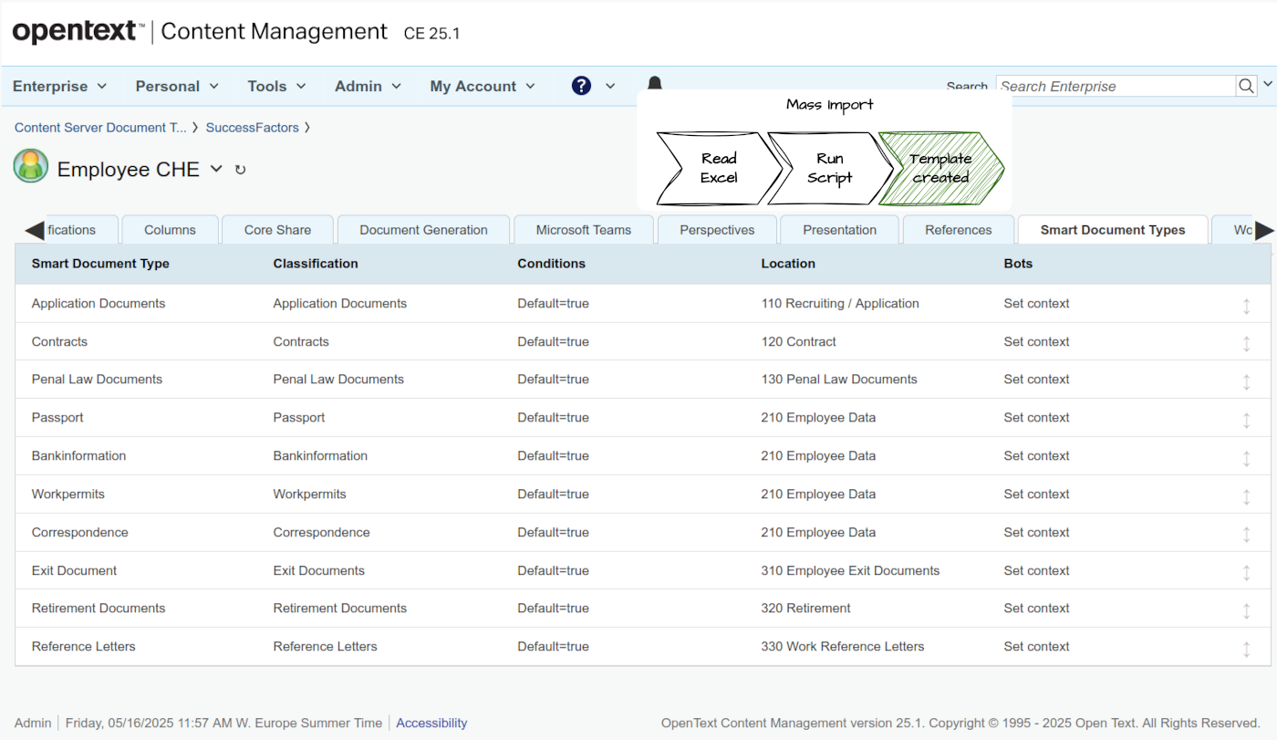 Automatisierung Customizing - Workspace Template